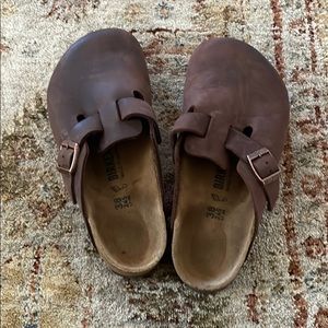 Birkenstock Boston size 38 Habana Oiled Leather